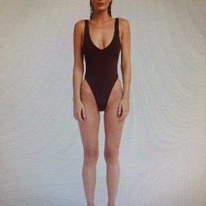 NWT Myra Swim // One Piece | Onyx (black). Brand New with Tags.